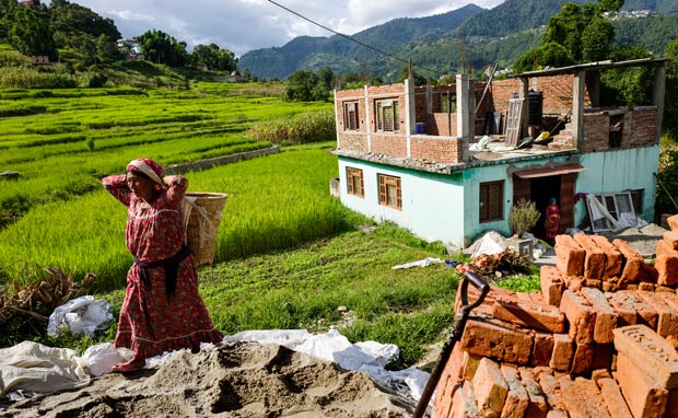 Genopbygning efter jordskælvet i Nepal