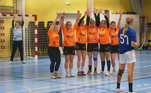 SAHK damehåndbold 3. division spillede 22-14 på hjemmebane mod Odense DHG