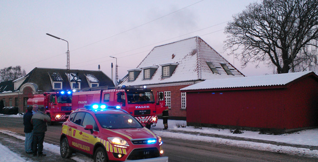 Brandbiler på Stationsvej