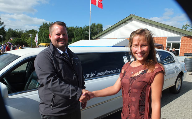 Nanna Maaløe fra Skovlund vandt tur i limousine