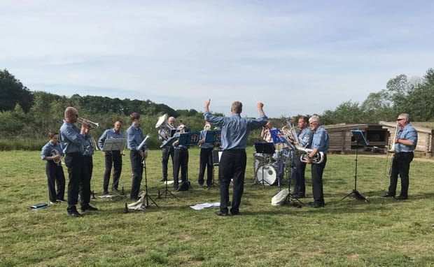 Grindsted FDF Orkester  giver koncert kl. 17.30 på Stemmeværkspladsen