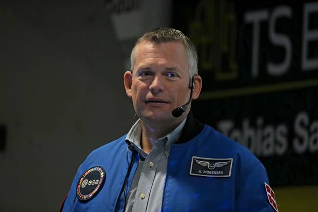 Astronaut Andreas Mogensen fangede publikums opmærksomhed med sine historier om livet i rummet