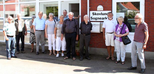 ”Egvad Egnshistoriske Samling” besøger Skovlund Sognearkiv