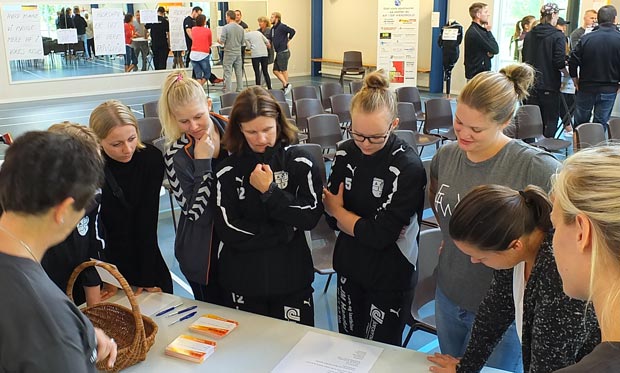 Håndboldudvalget inviterede lørdag til workshops i Skovlund-Ansager hallen