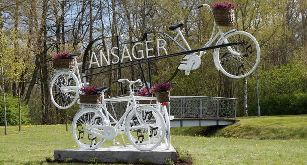 Cykelskulpturen i Ansager