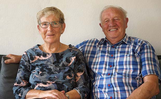 Ellen og Bent Gøbel i Ansager var med til demensmødet i Skovlund Kulturhus i håb om at få helt praktiske tips med hjem