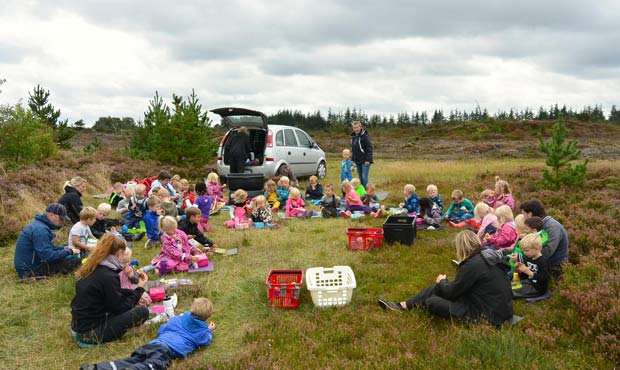 Børnehaven Naturligvis på udflugt til Lilla Land i september 2017