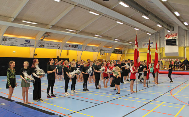 Gymnastikopvisning 2022 i Skovlund-Ansager Hallen