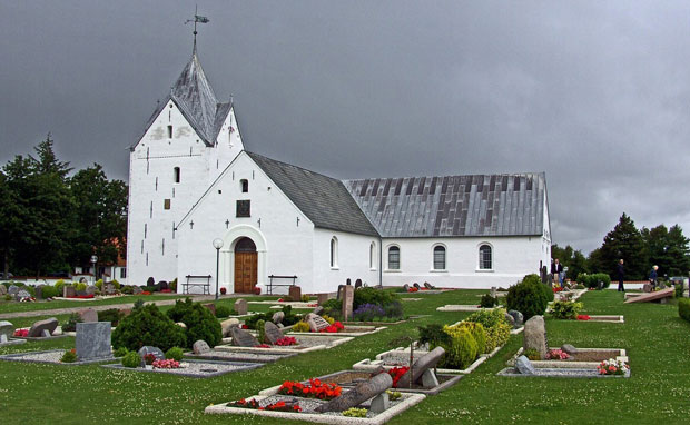 Rømø Kirke, også kendt som Sankt Clemens Kirke, Rømø.